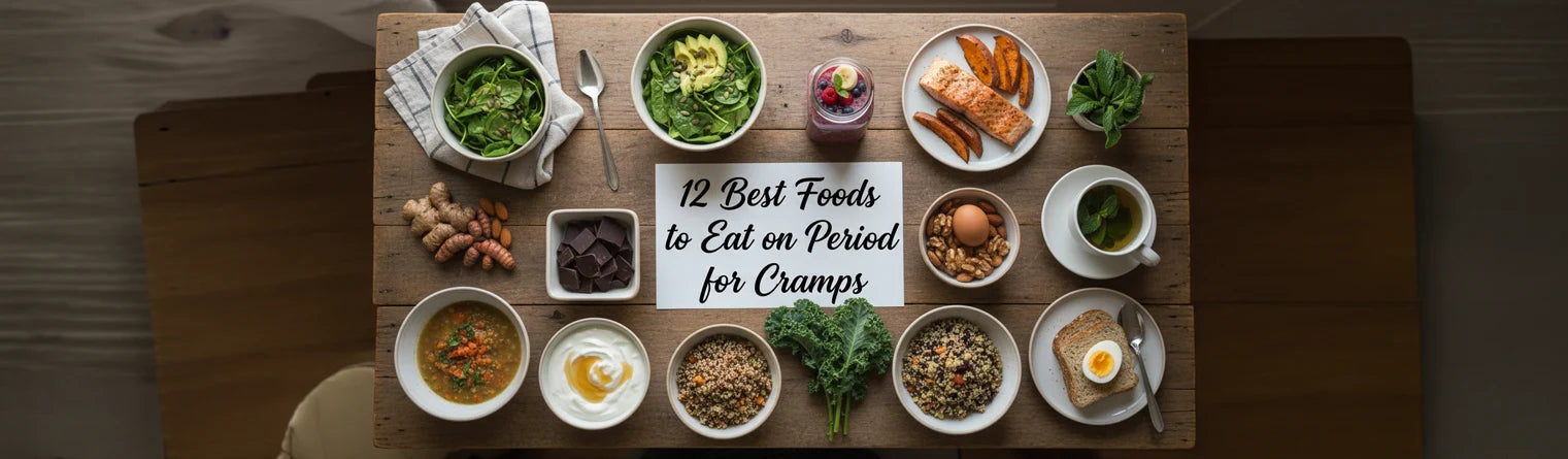 best foods to eat on period for cramps​