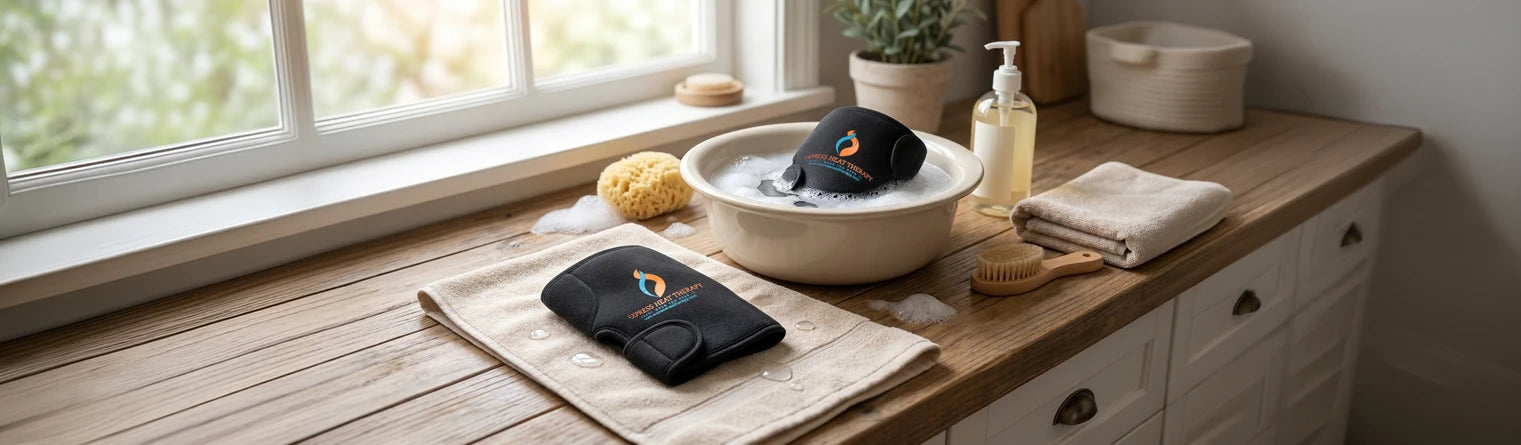 how to clean a heating pad​