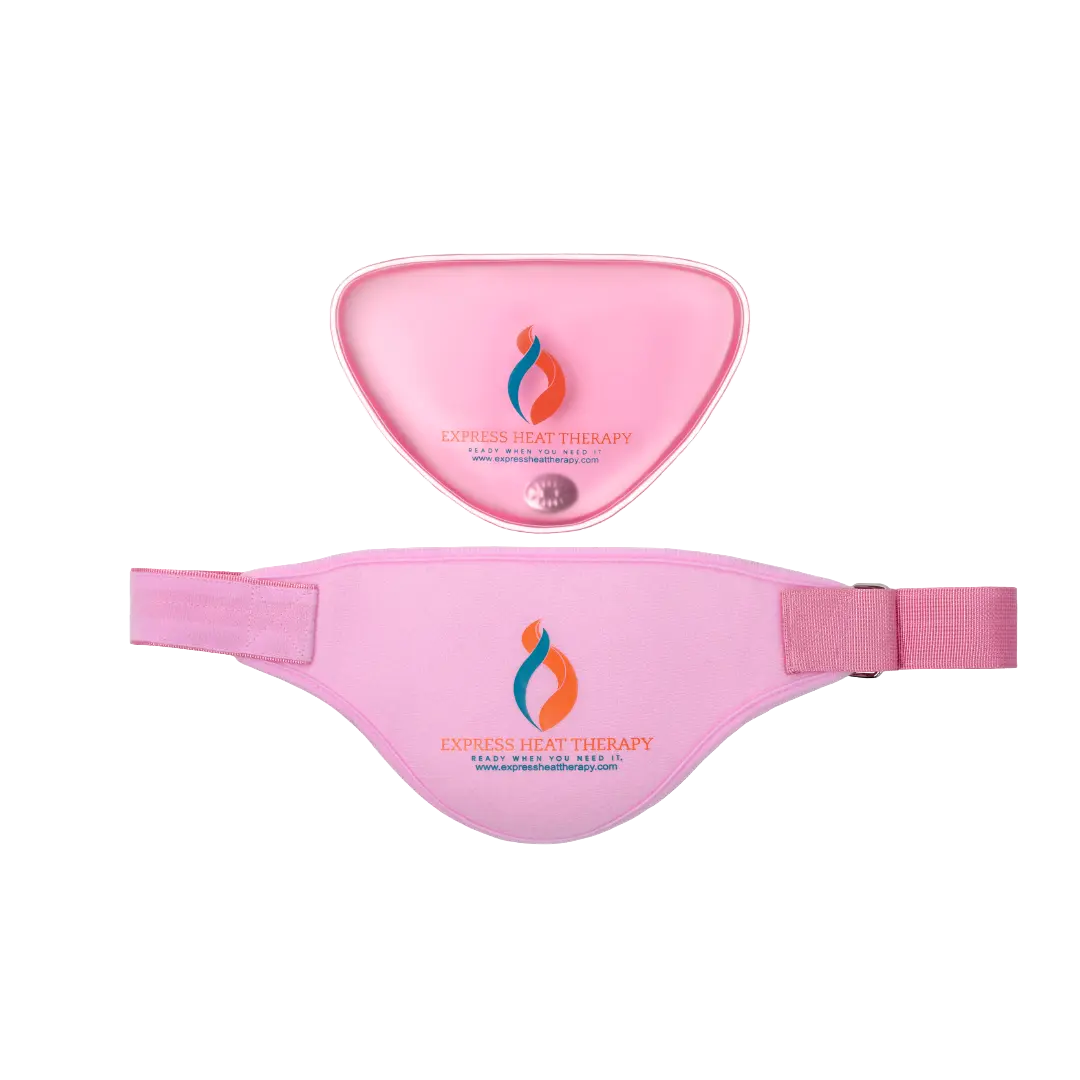 Pink Heating Pad for Cramps
